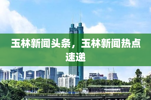 玉林最新资讯头条获取指南及解读